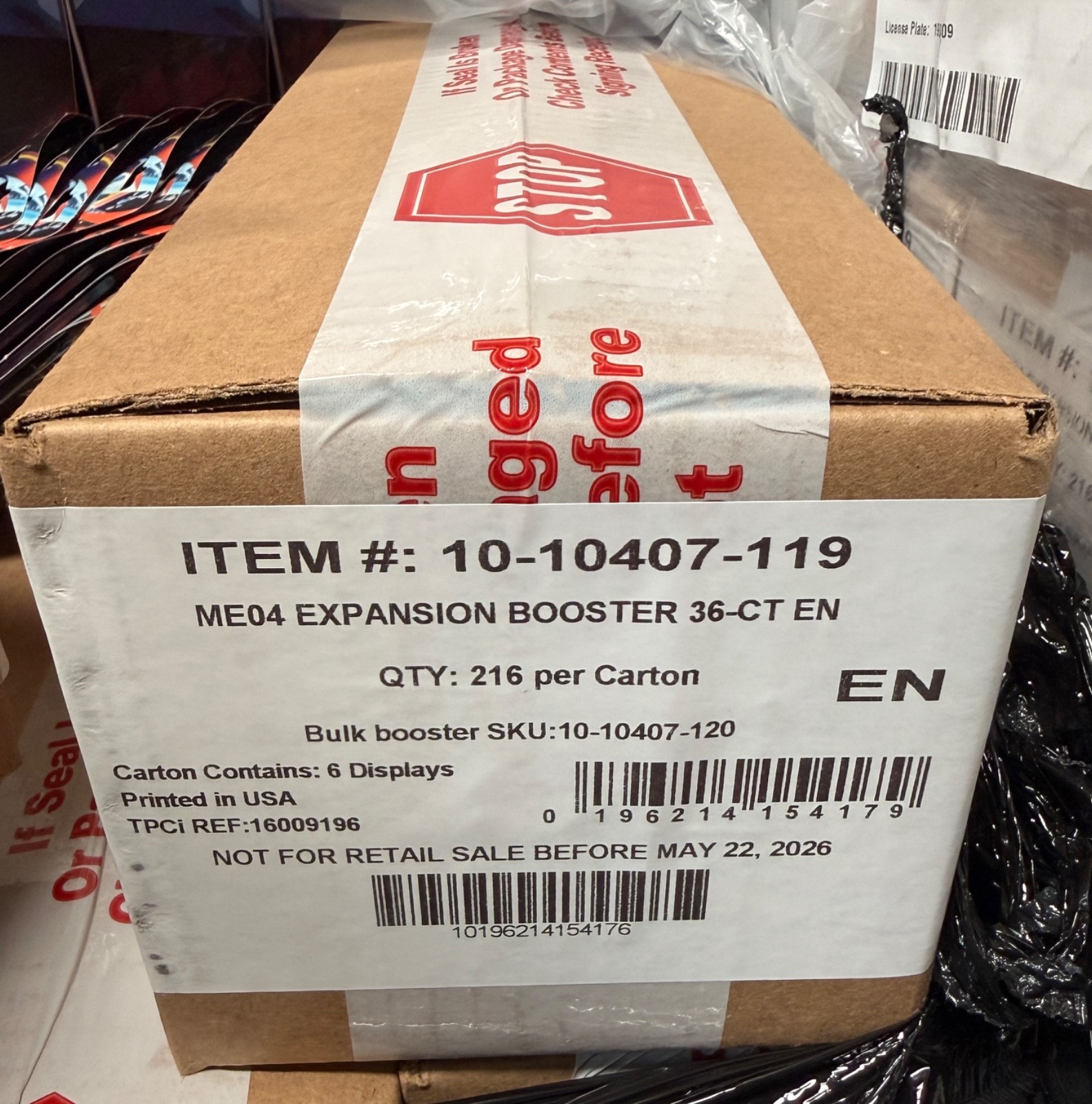 Pokemon TCG ME04 Mega Evolution CHAOS RISING 6 BOX BOOSTER CASE Sealed IN HAND