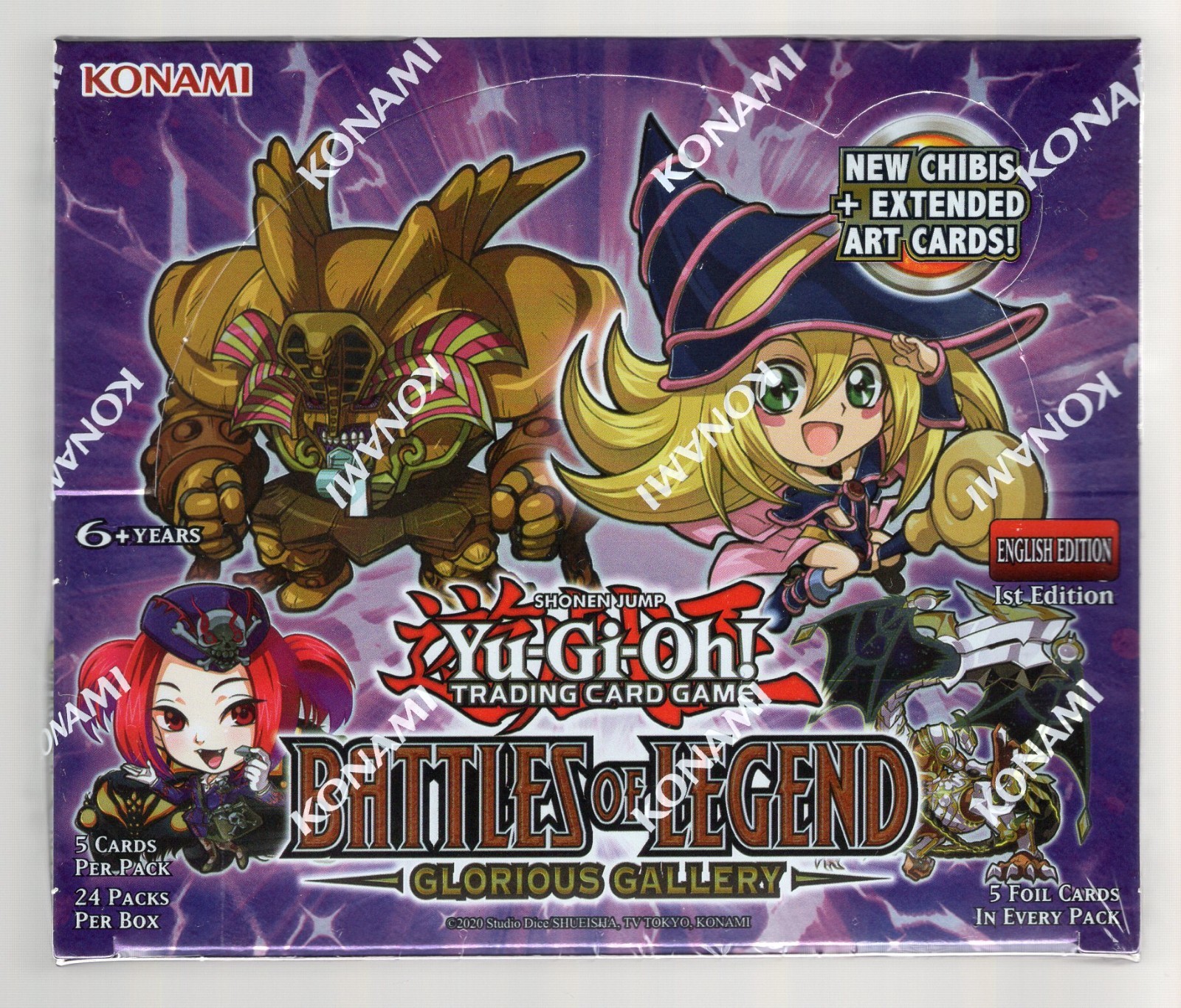 Yugioh Battles of Legend Glorious Gallery Booster Box 1st Edition Factory Sealed