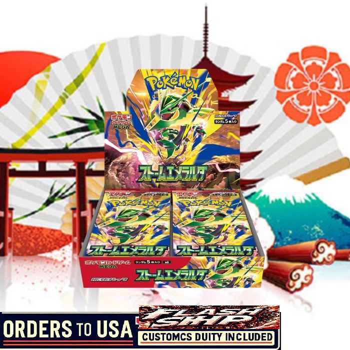 PreOrder Pokemon Storm Emeralda Booster Box M6 Japanese w/Shrink