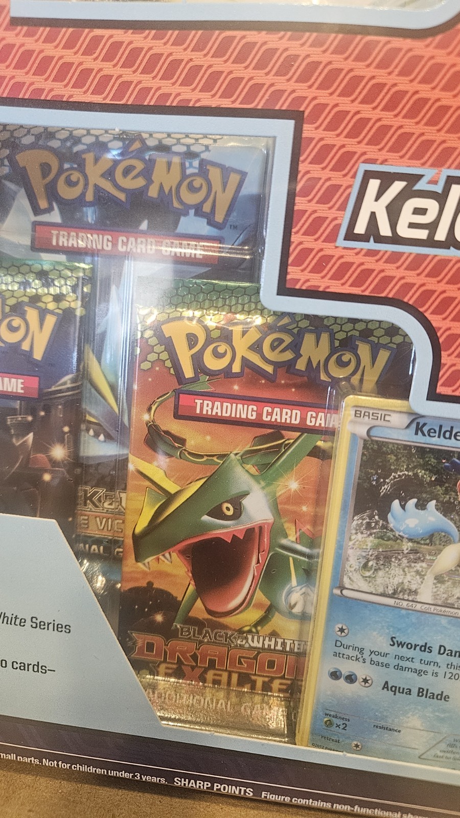 Pokemon 2012 Black White Keldeo Exalted Box 2 Dragons Noble Victories