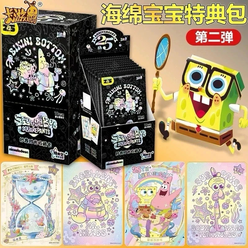 *US STOCK* Spongebob 25th Anniversary Kayou Booster Box 50 Trading Card’s
