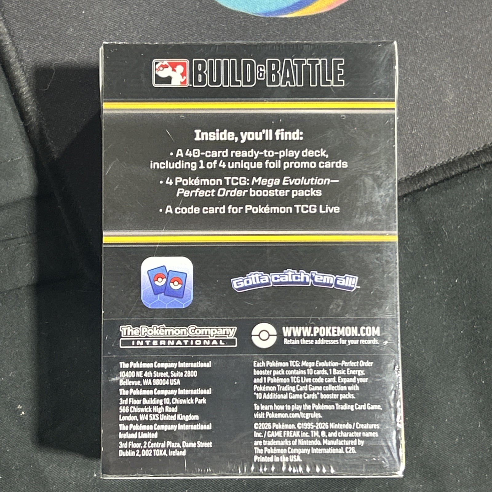 Pokemon TCG Perfect Order Factory Sealed Build & Battle Kit Box 4 Packs + Deck