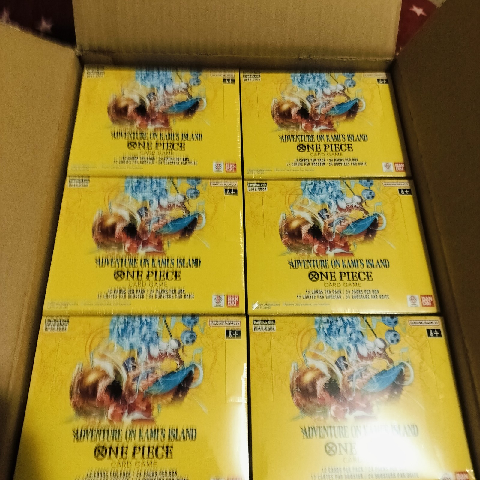 1x Box Adventure on Kami’s Island OP15-EB04 English One Piece Booster Box Sealed