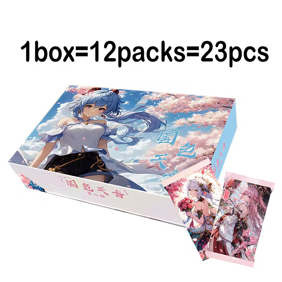 National Beauty 2 Goddess Spicy Waifu 12 Pack Trading Card Booster Box Anime TCG