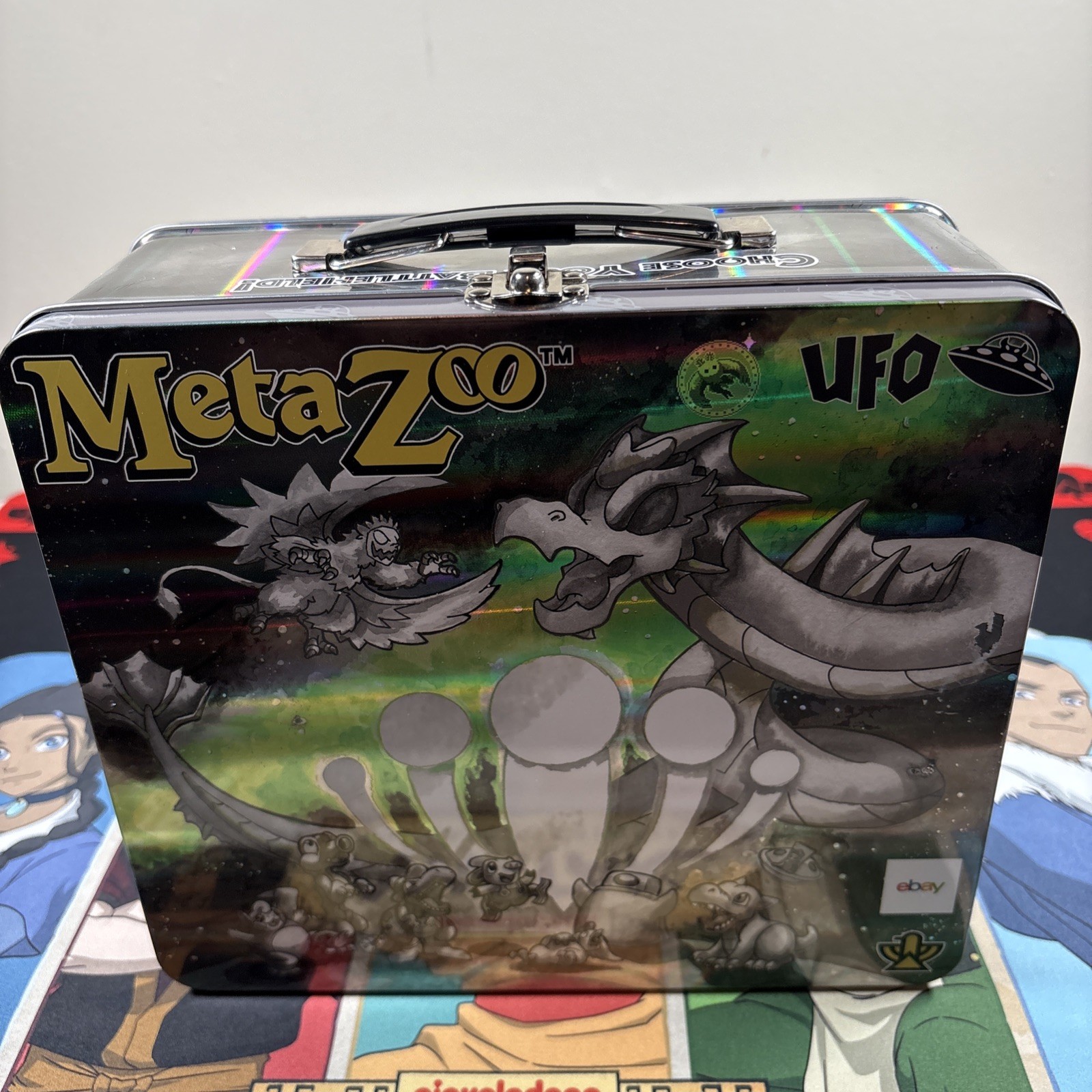 MetaZoo x eBay Exclusive Lunchbox UFO Limited Edition Black & Silver Handle