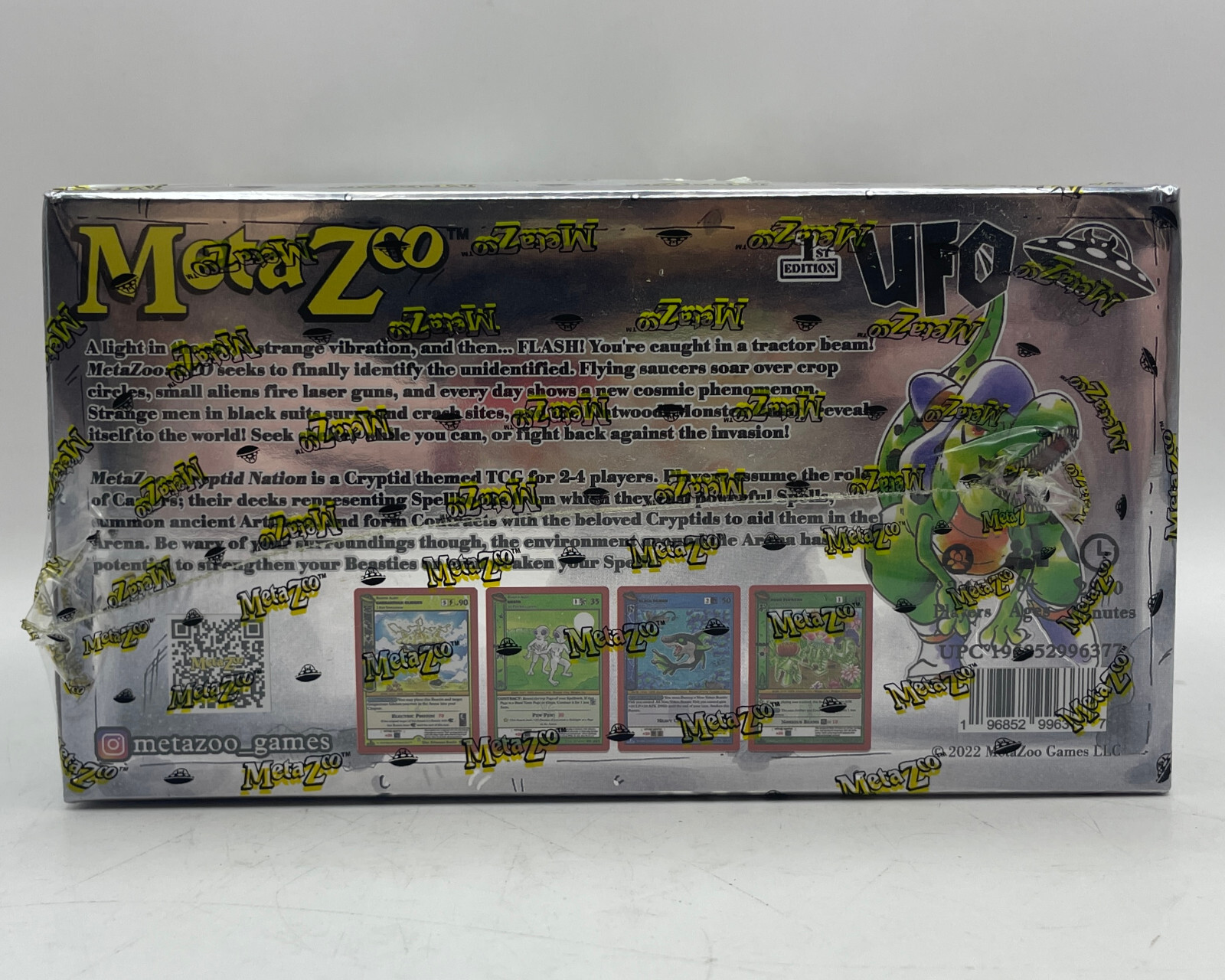 Sealed MetaZoo UFO Cryptid Nation 1st Edition Booster Box