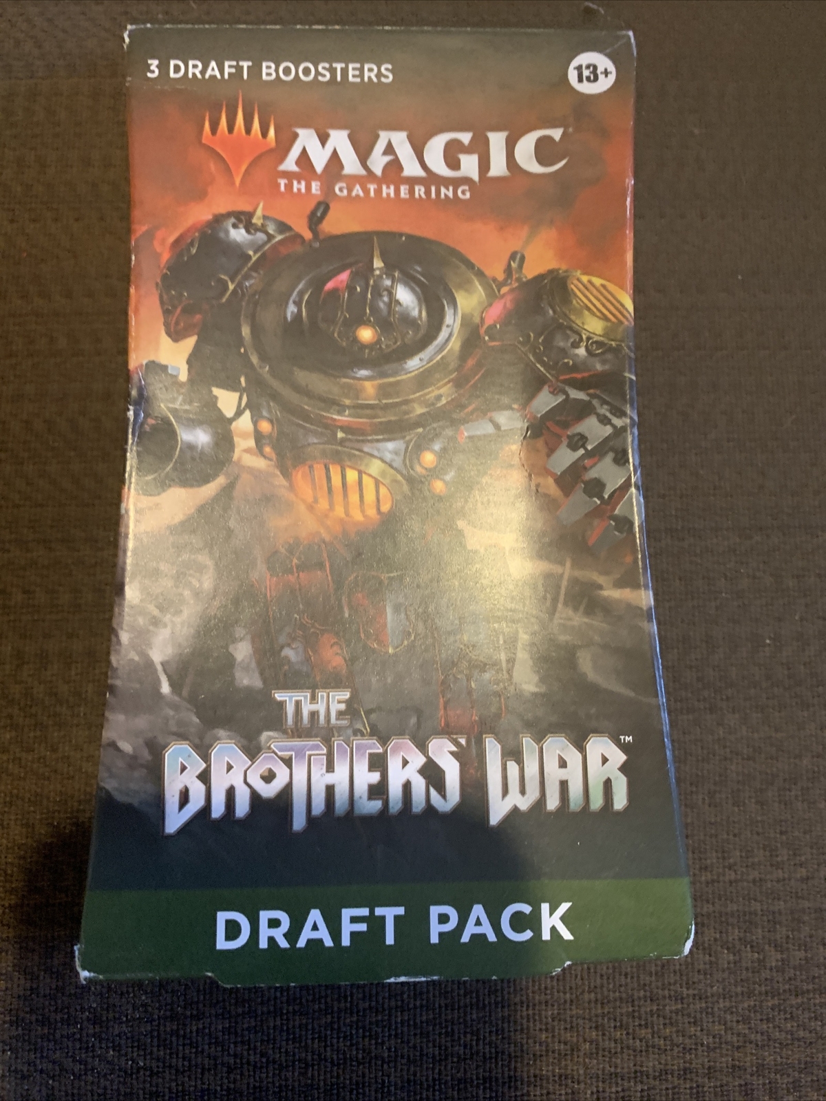 Magic The Gathering The Brothers War Draft Pick 3 Draft Boosters DAMAGED BOX