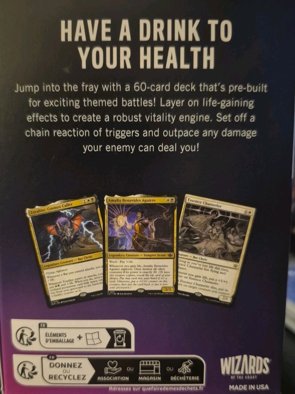 BRAND NEW! Magic The Gathering Lifegain Theme Deck Secrets Of Strixhaven SEALED!