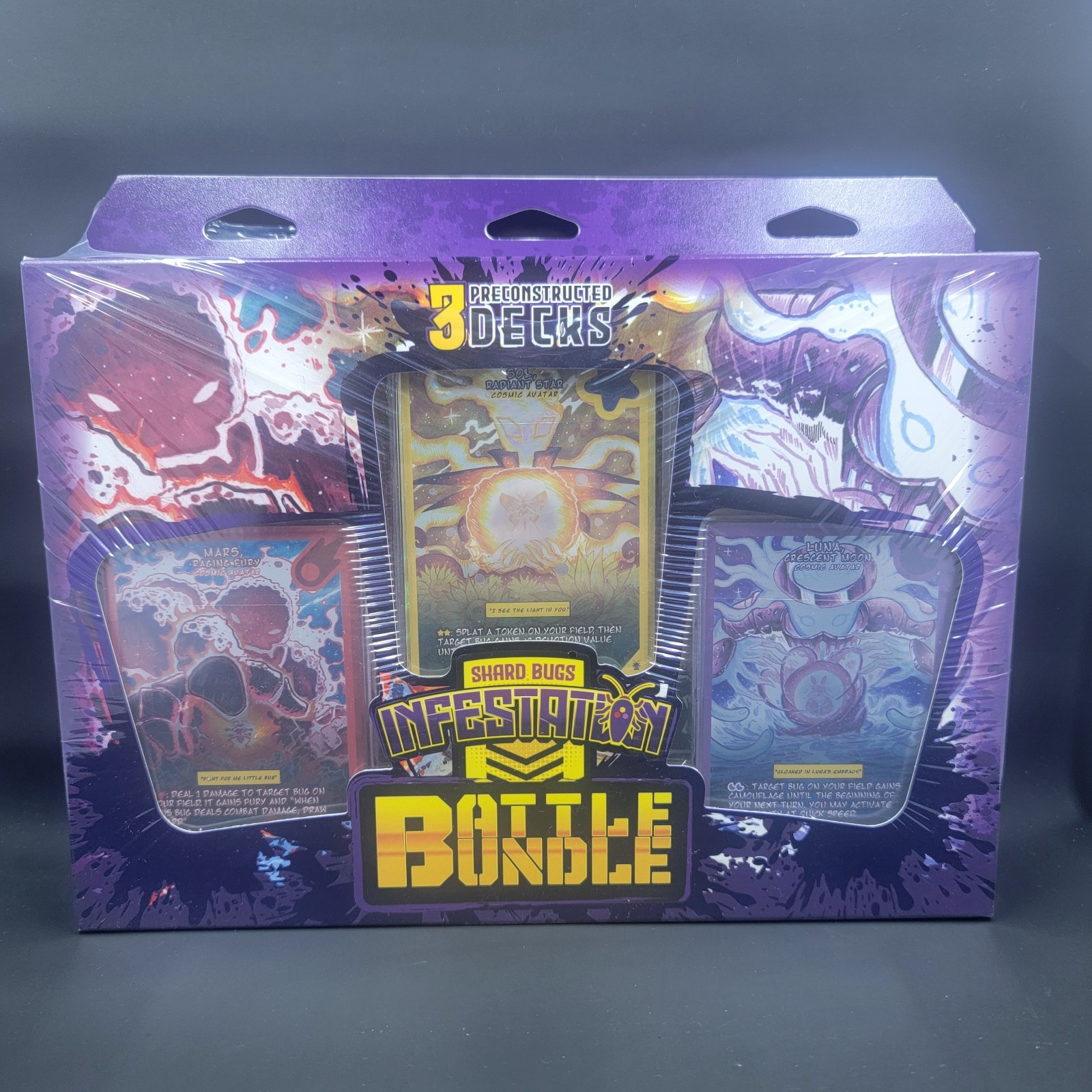 Shard Bugs TCG: Set 3 Infestation Battle Bundle – Factory Sealed 3 Decks
