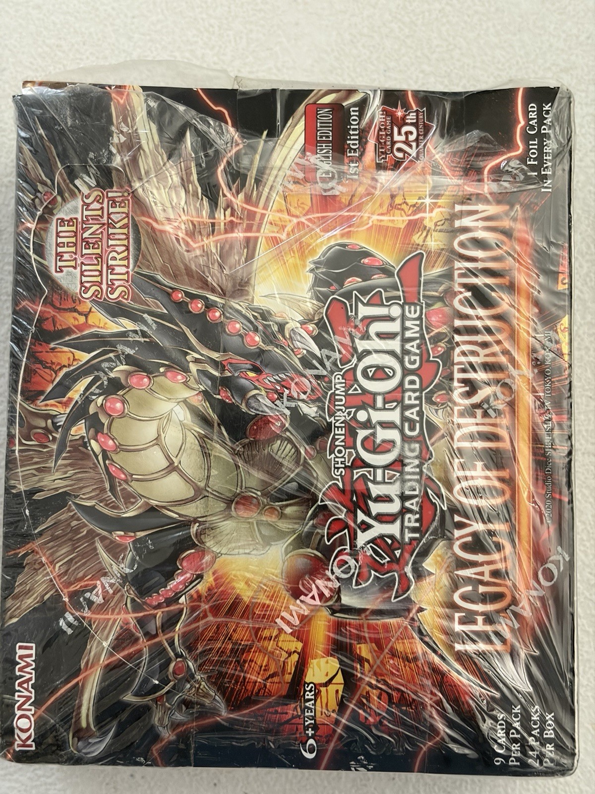 Yugioh Legacy of Destruction Booster Box 1st Edition Factory Sealed