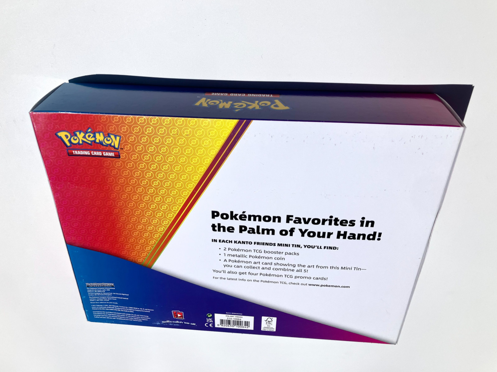 Pokémon Costco Exclusive Kanto Friends Mini Tin 5-Pack, sealed, Free Shipping