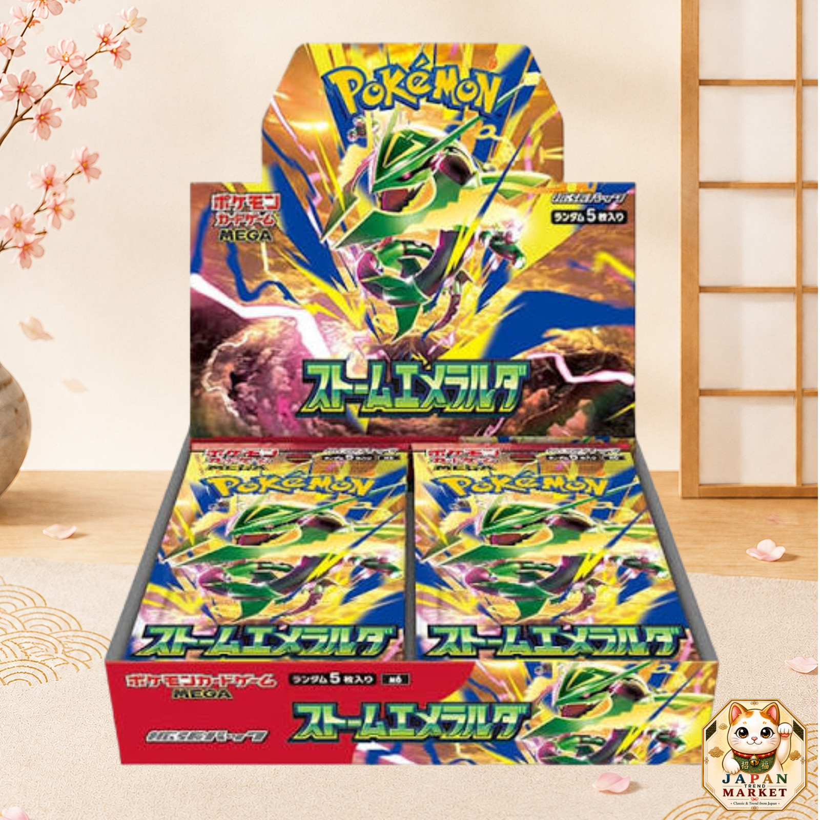 PreOrder Pokemon Storm Emeralda Booster Box M6 Japanese w/Shrink