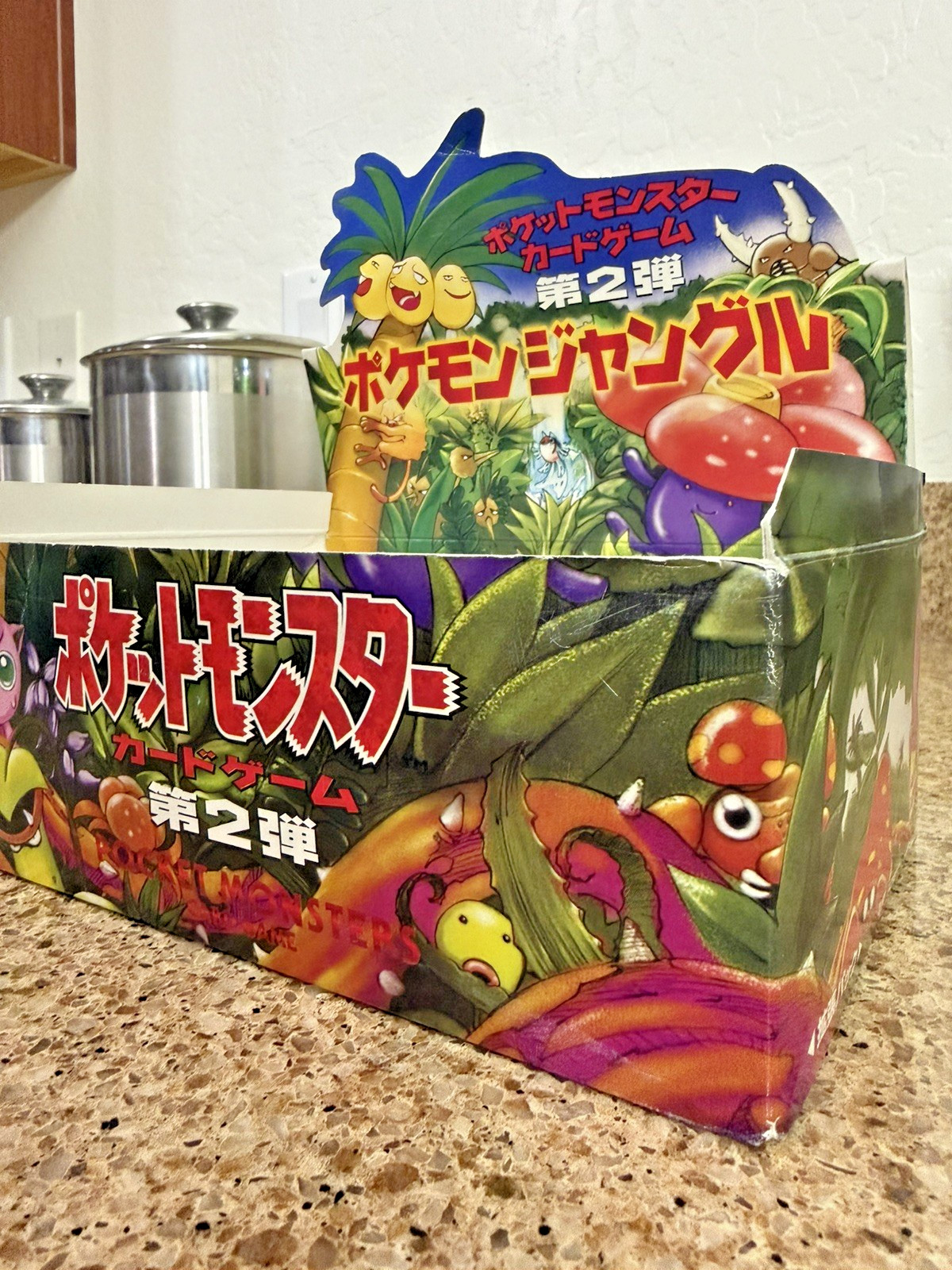 Pokémon (Japanese) Jungle Booster Box Empty – Vintage 1990s WOTC Era