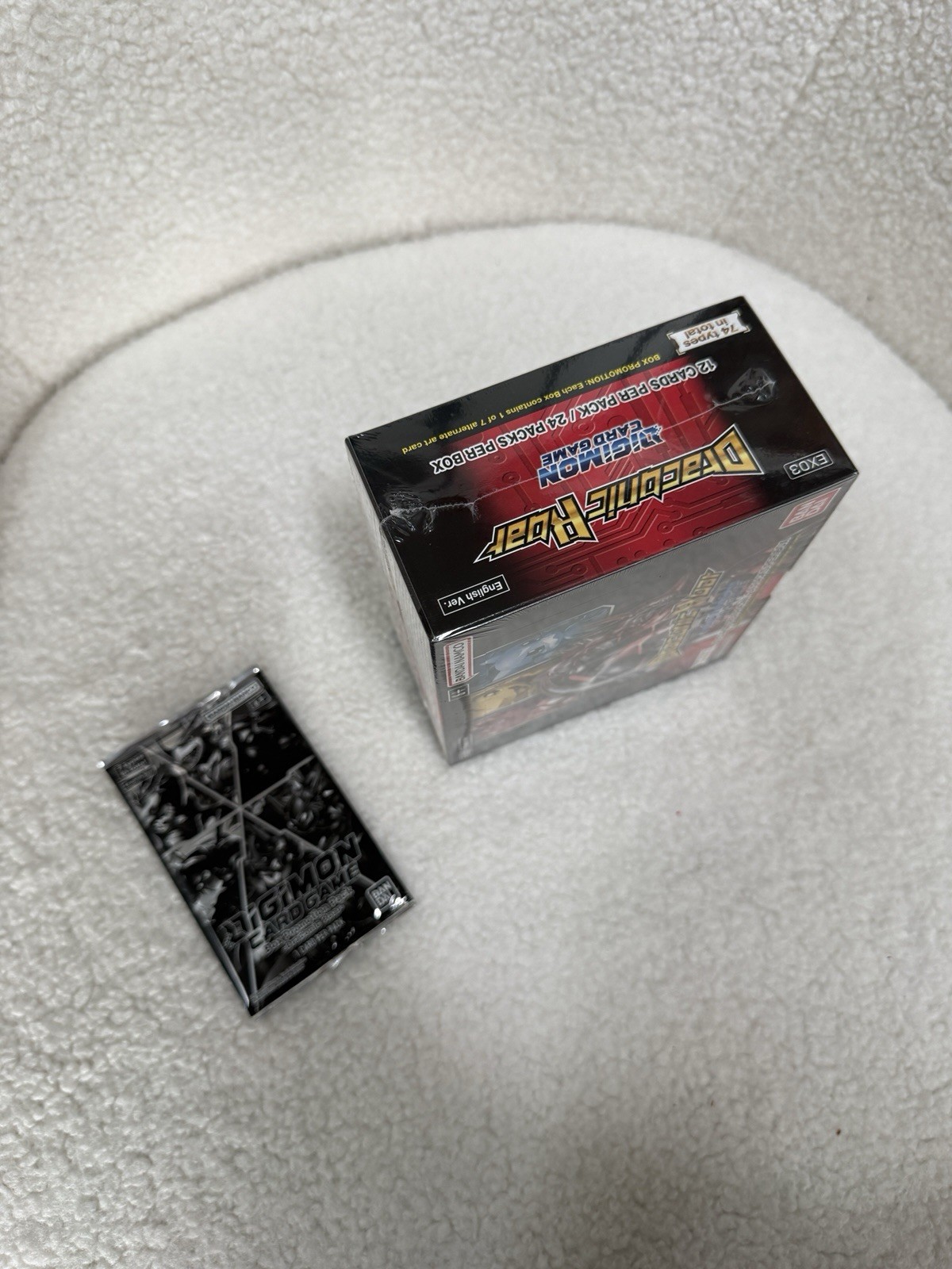 [SEALED] Digimon Card Game Draconic Roar (EX03) Booster Box + 1 add. Promo Pack