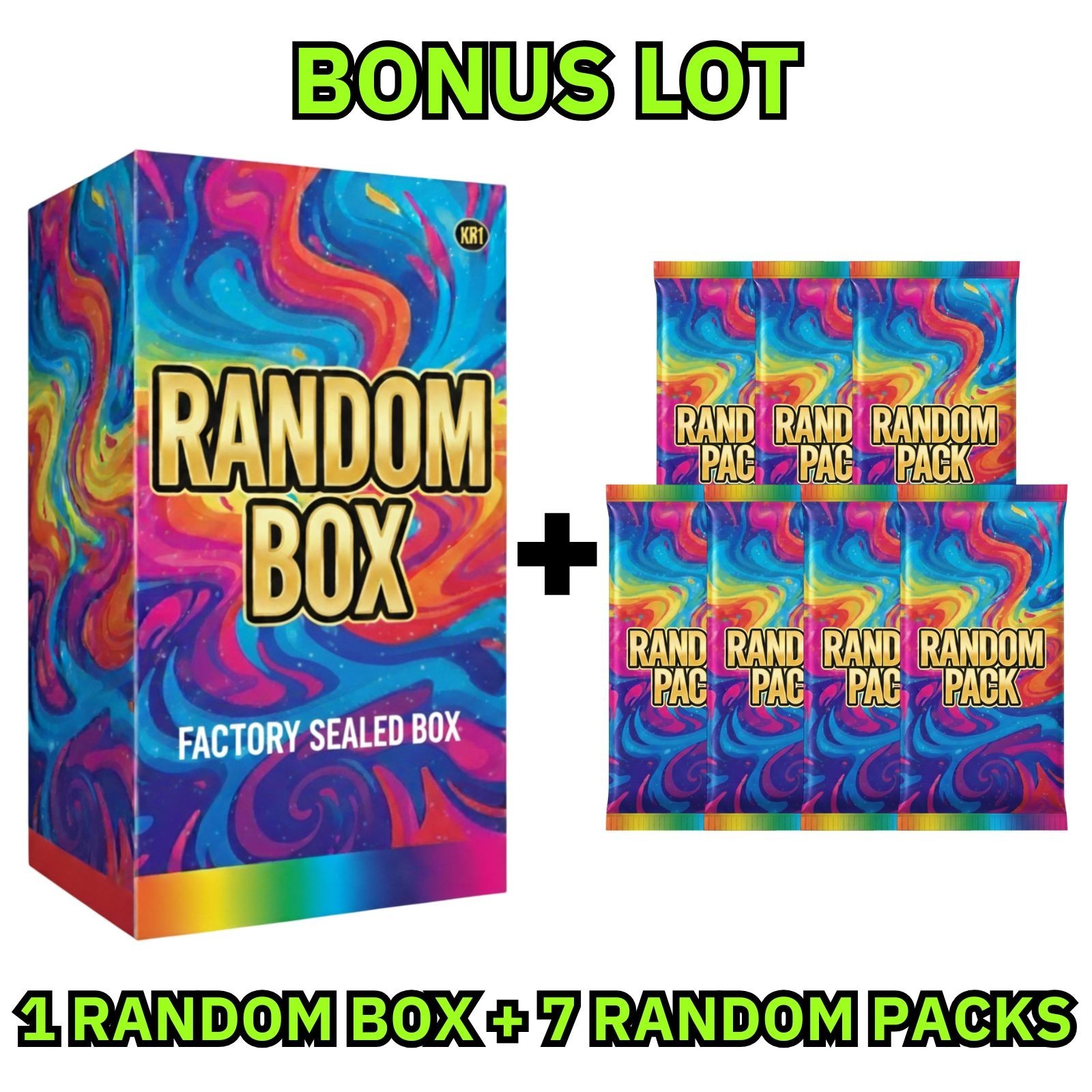 Pokemon Cards Korean RANDOM SEALED 1 BOOSTER BOX +7 PACKS Lot from Multiple Sets