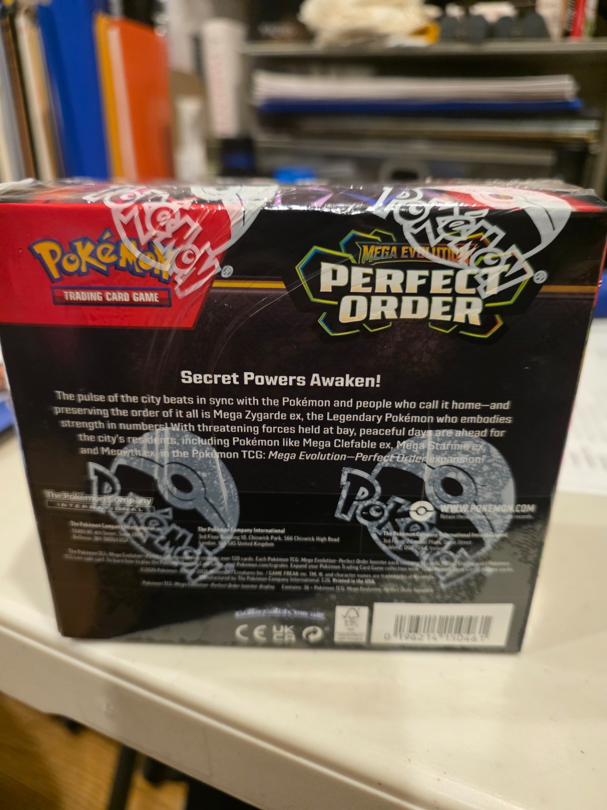 POKEMON MEGA EVOLUTION PERFECT ORDER FACTORY SEALED BOOSTER BOX NIB 36 PACKS!!!!