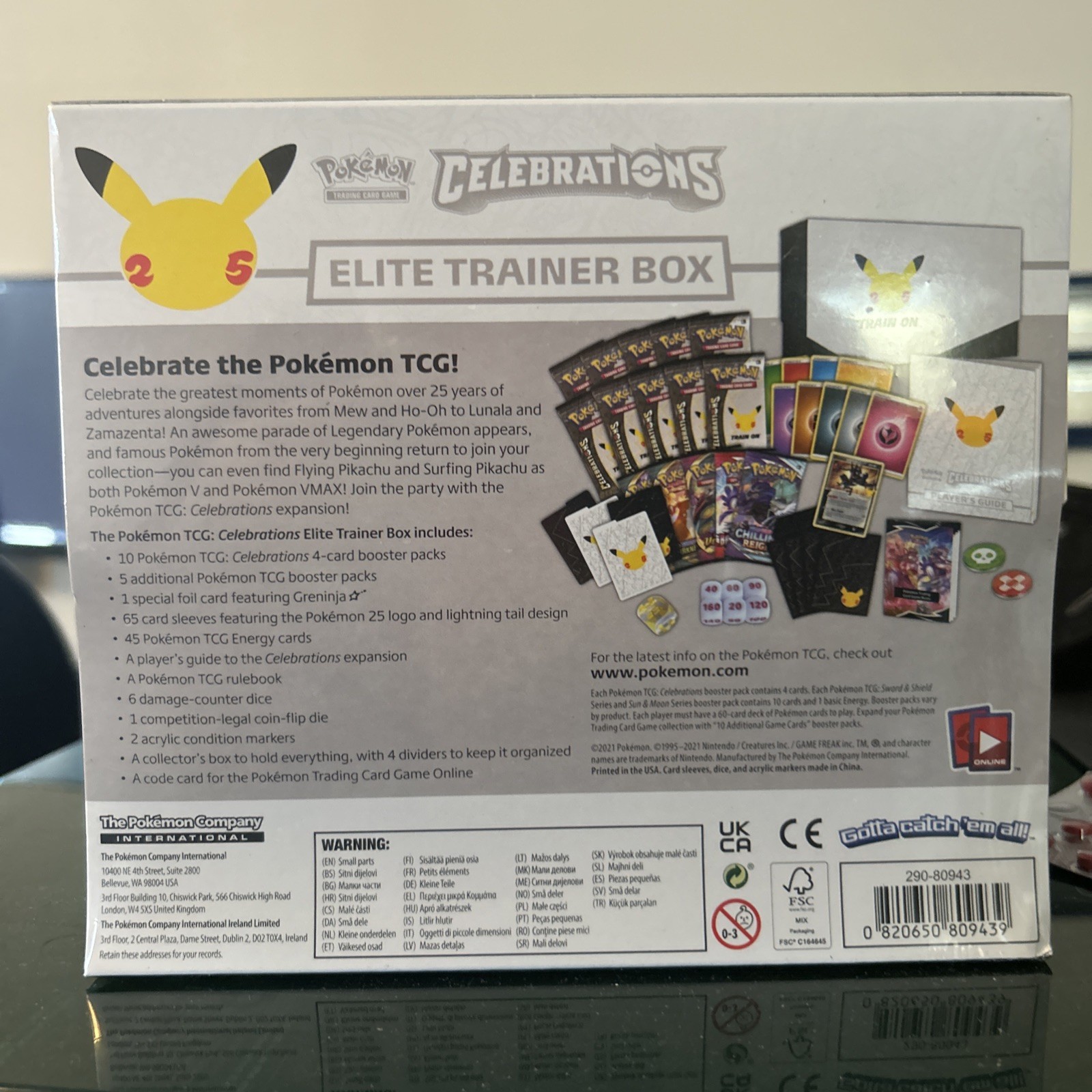 Pokémon TCG: 25th Anniversary Celebrations Elite Trainer Box (2021)