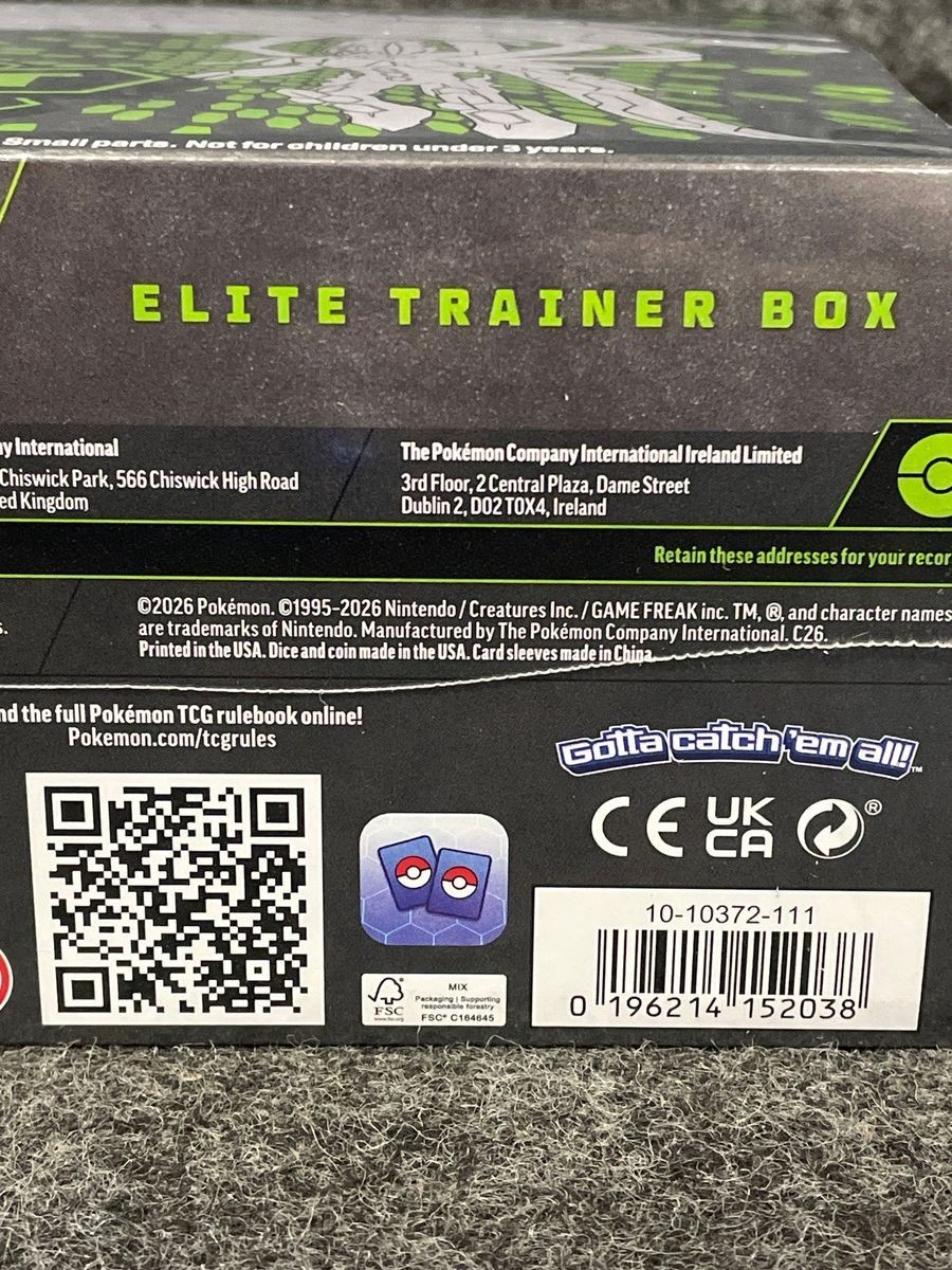 POKEMON TCG: Mega Evolution—Perfect Order Elite Trainer Box, Sealed Box is Worn