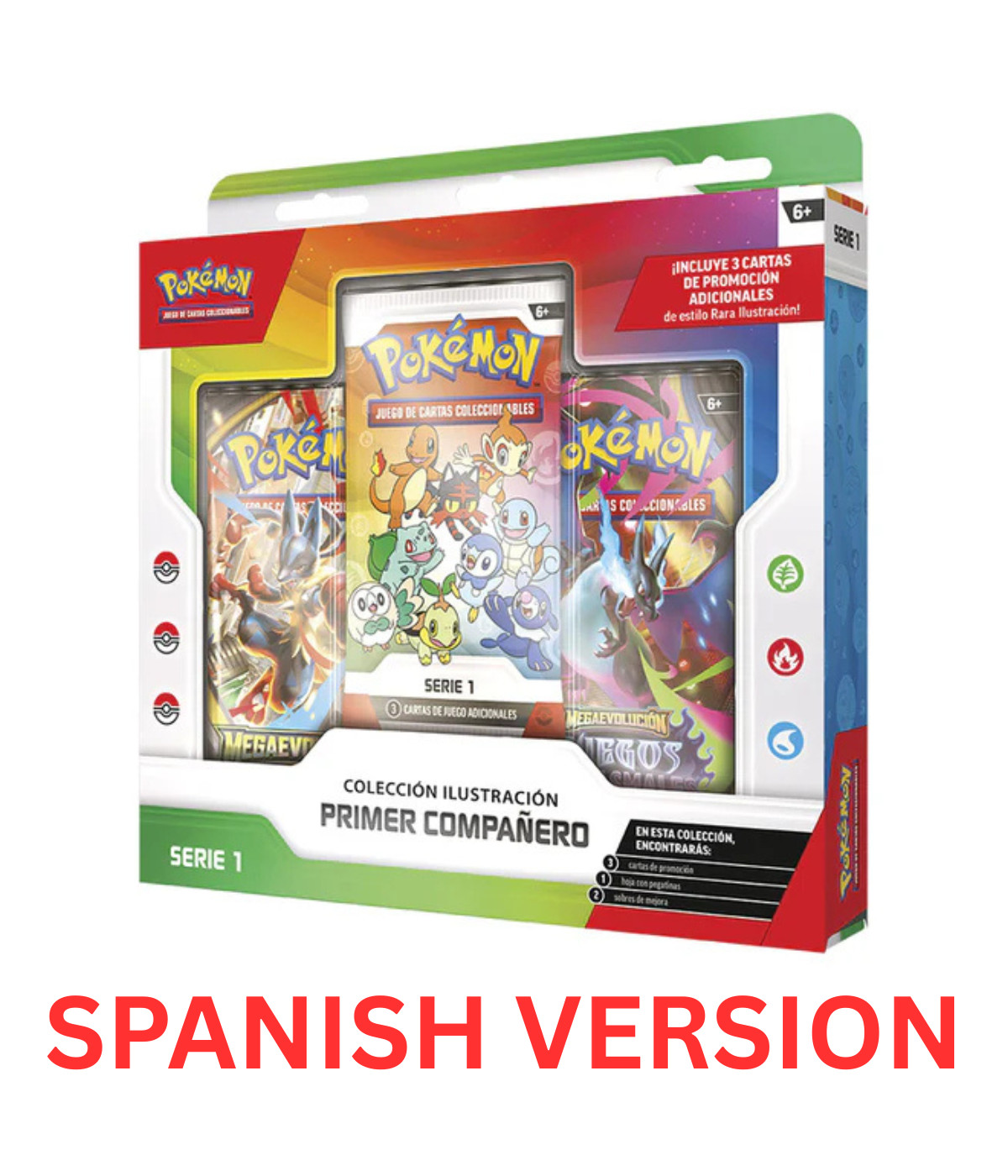 Pokemon TCG First Partner Illustration Collection Series 1 Spanish