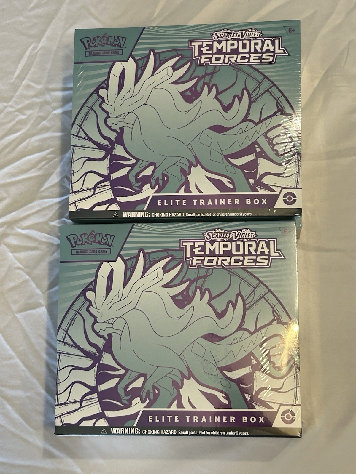 Pokémon 2X Temporal Forces Elite Trainer Box ETB Walking Wake NEW SEALED