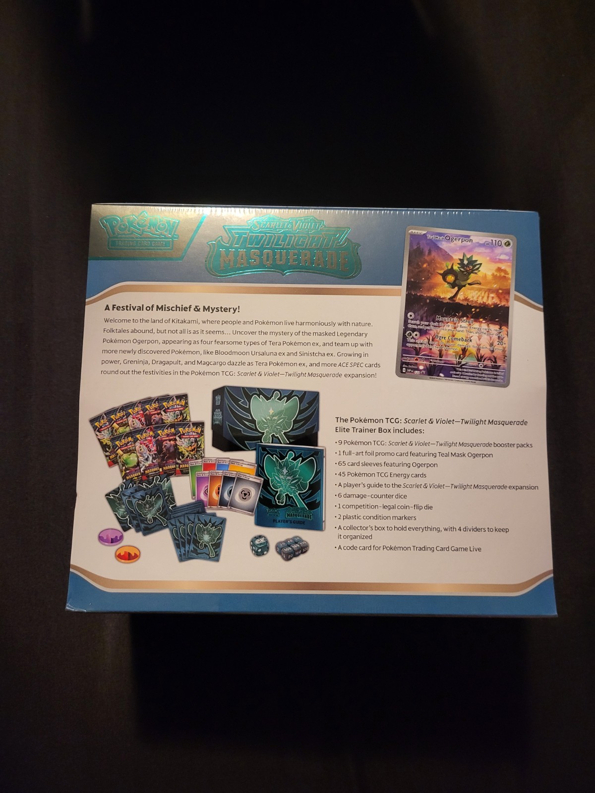 Pokemon TCG Twilight Masquerade ETB Elite Trainer Box Sealed
