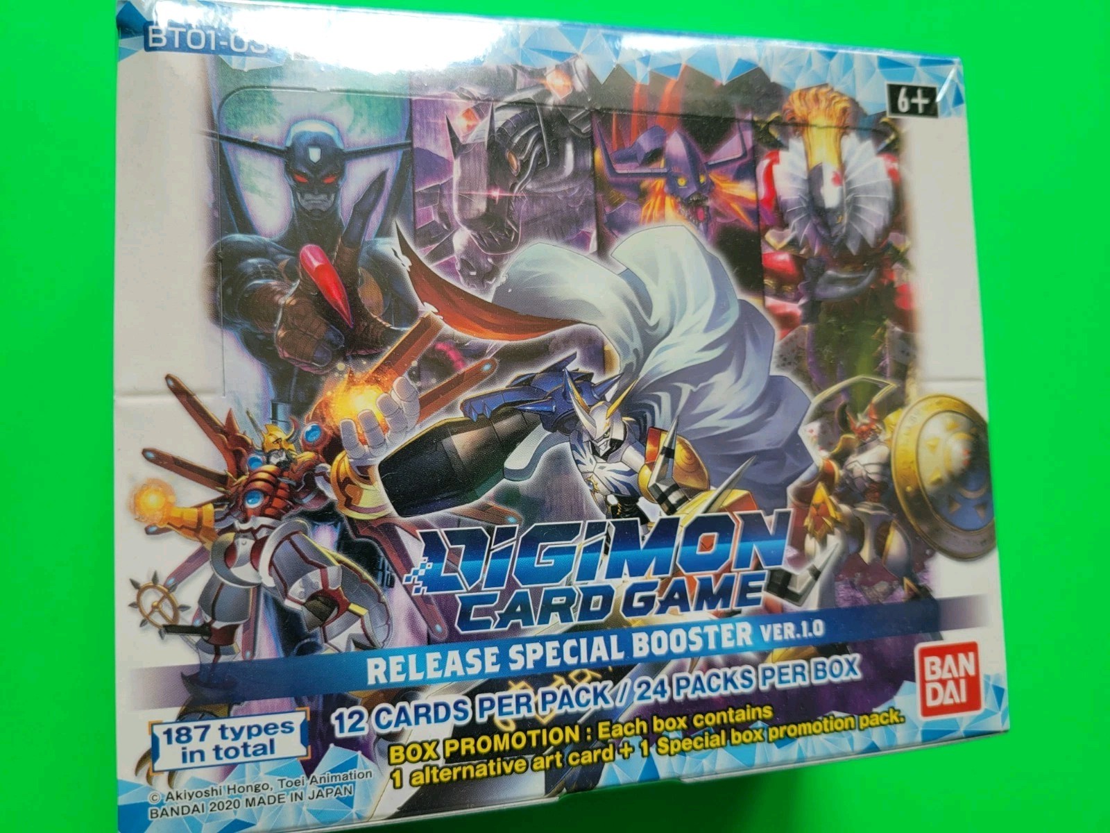 Digimon CCG TCG Release Special Booster Box Ver. 1.0 Box BT01-03 English Version