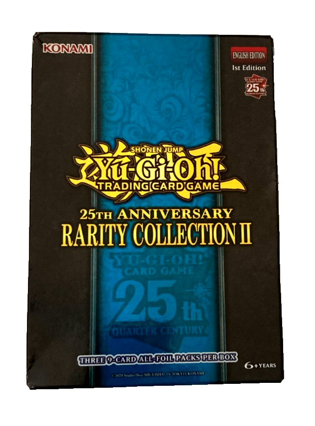 Yu-Gi-Oh! 1st Edition 25th Anniversary Rarity Collection 2 II Box 3 9 card foil