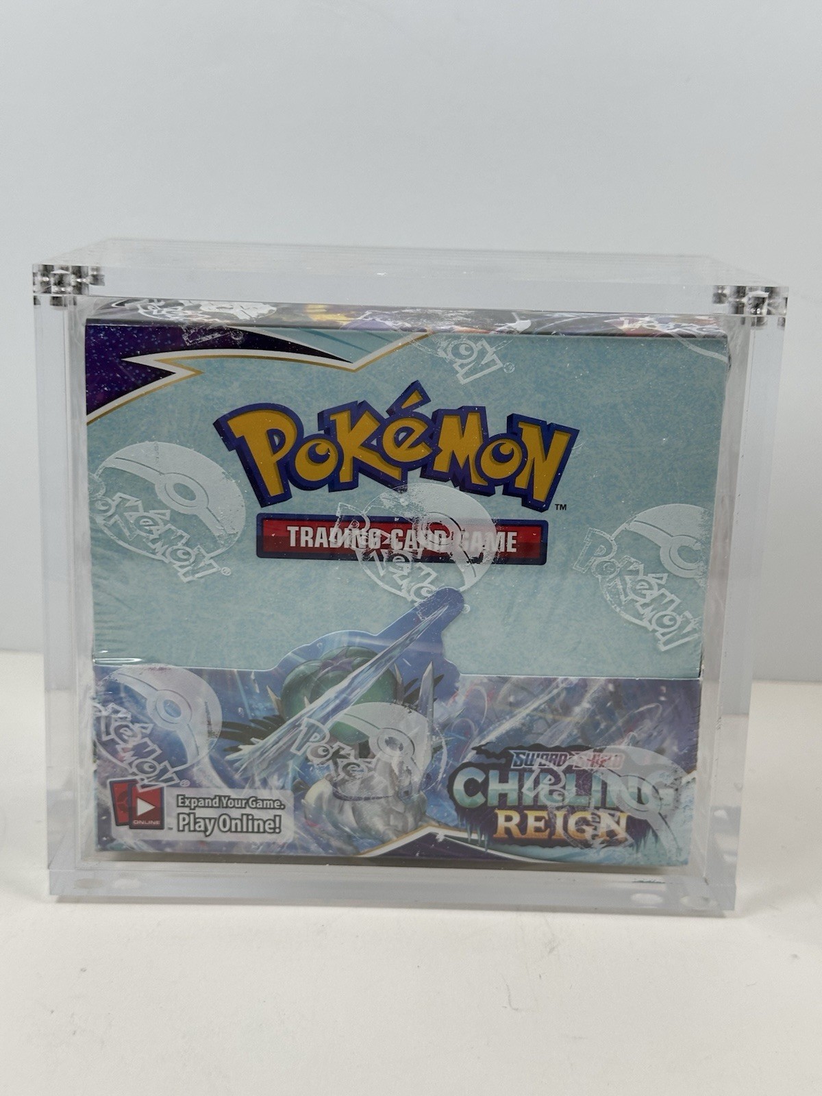 Pokemon Chilling Reign Booster Box Sealed (w/ Acrylic Case) TCG Sword & Shield