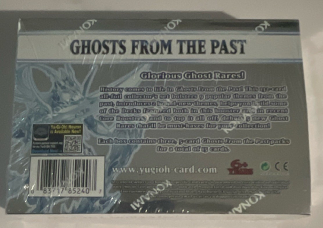 Yu-Gi-Oh! Ghosts From The Past 3 pack Box 1st Edition