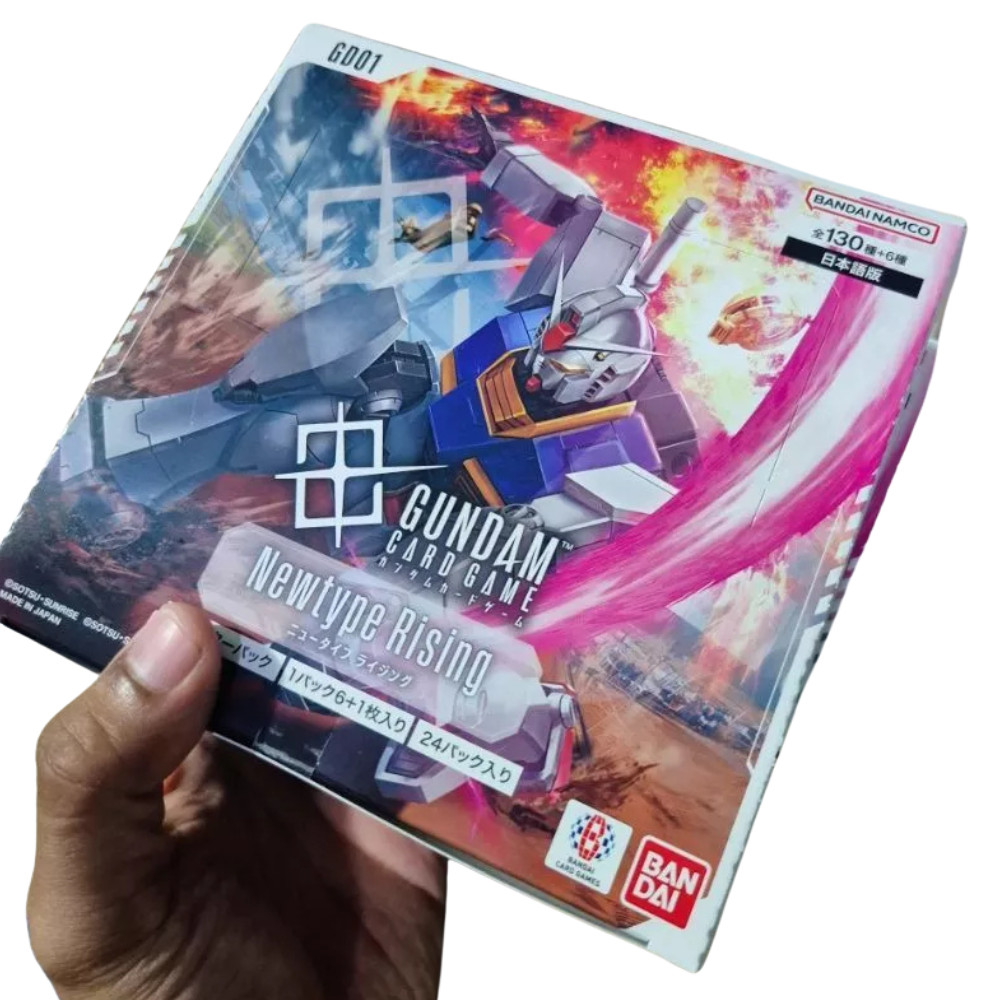 Bandai Gundam Card Game Newtype Rising GD01 Booster Box New Sealed