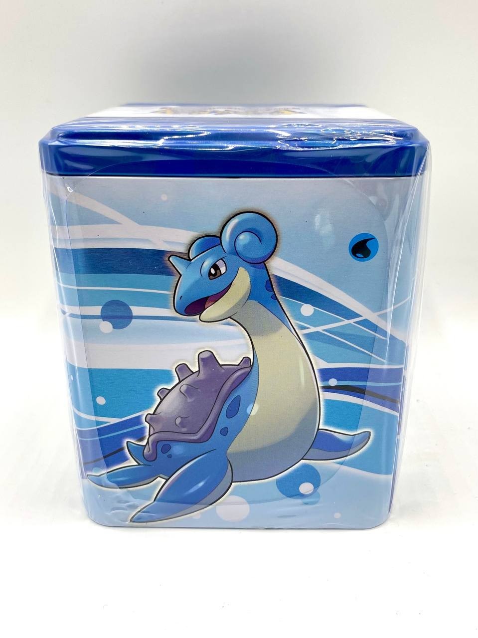 Pokémon TCG Lapras Stacking Tin 2022 Promo Sealed Water Set Box Italiano
