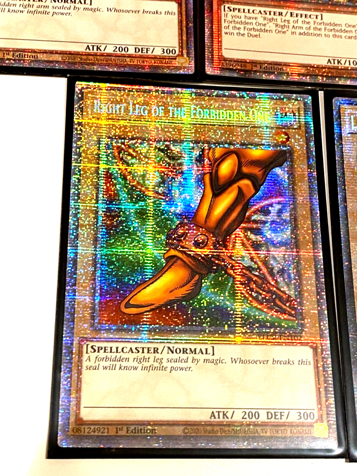 Exodia Completed Set Starlight Rare – 1st Edition Near Mint BLCR All 5