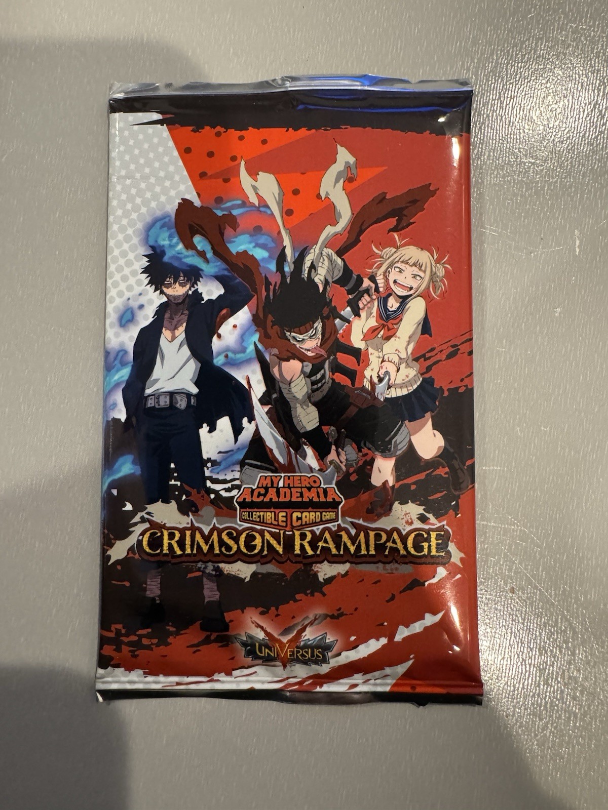 5x My Hero Academia CCG Crimson Rage Sealed 10 Card Pack 5 Packs 2021 Universus