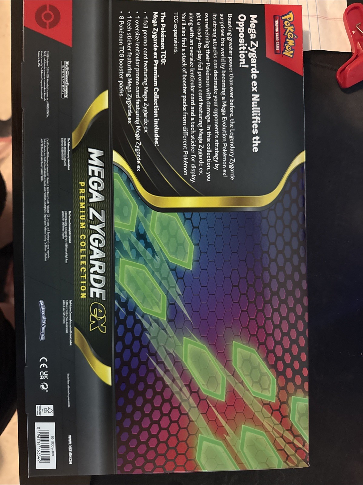 Pokemon TCG Mega Zygarde ex Premium Collection Box Sealed New