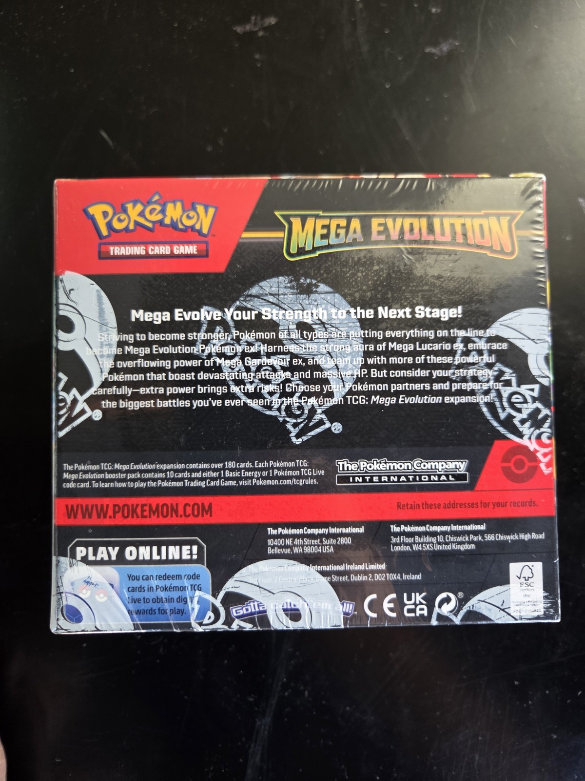 Pokemon TCG Mega Evolution Enhanced Booster Box 36 Packs 1 Promo Card, Sealed