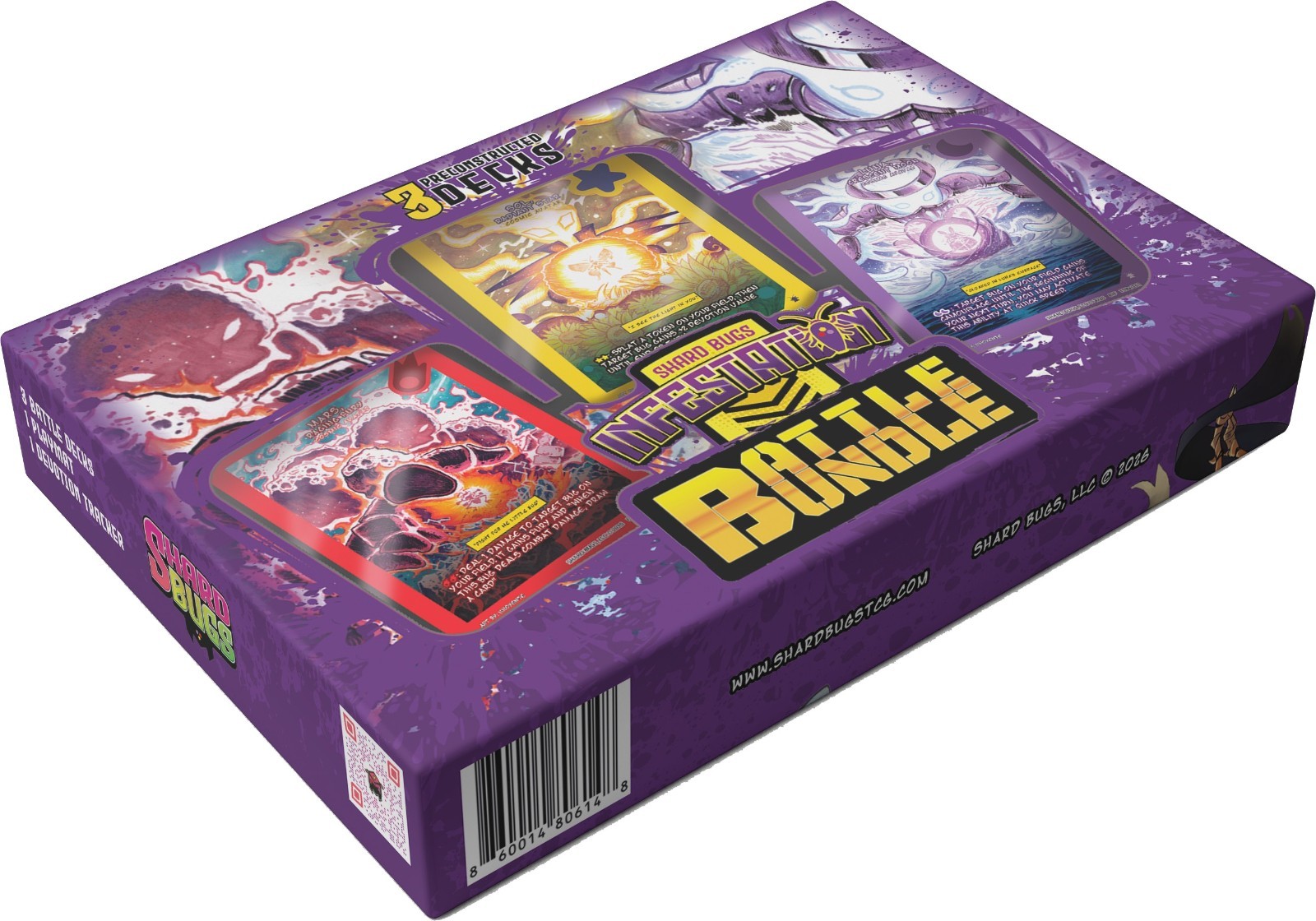 Shard Bugs TCG: Set 3 Infestation Battle Bundle Factory Sealed Case x16 Bundles