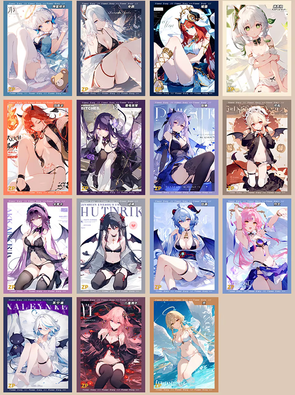 Flower Diary 4 Goddess Spicy Waifu Trading Cards Booster Box Anime CCG TCG