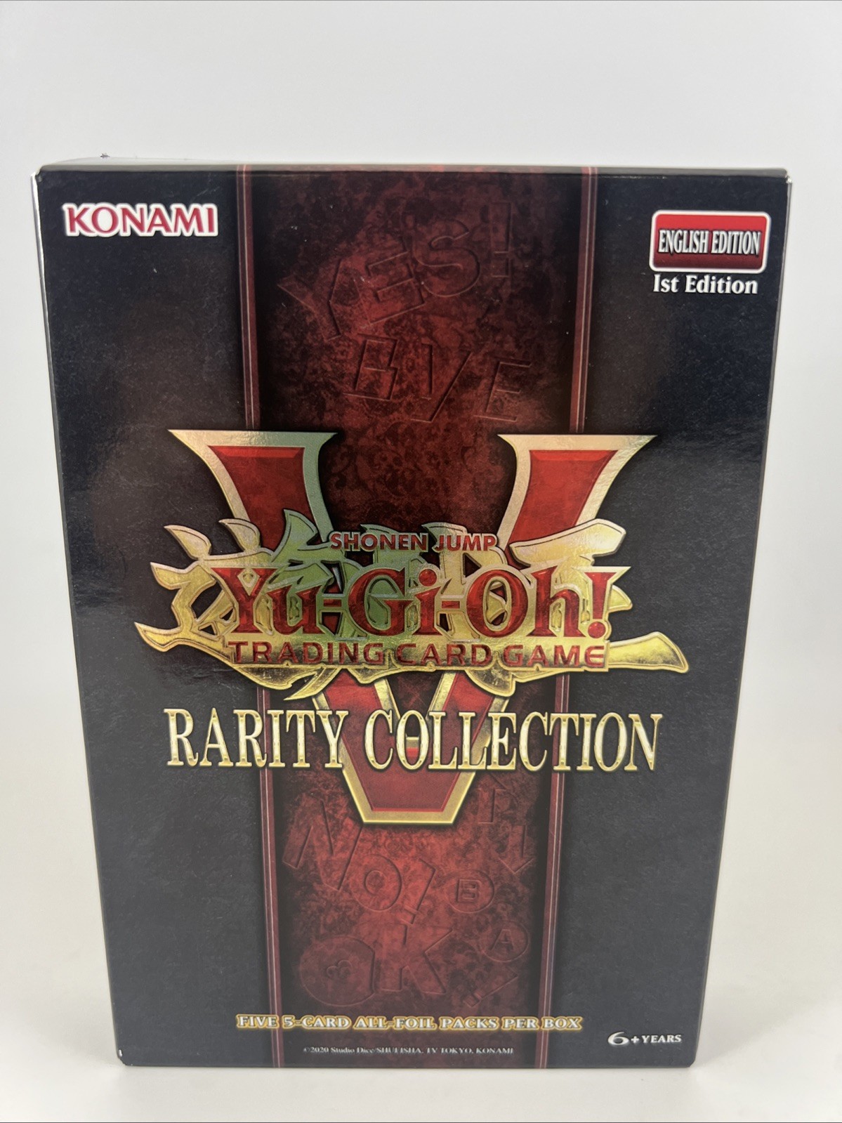 Yu-Gi-Oh! Rarity Collection V 1st Edition: Sealed 5 Pack Booster Bundle