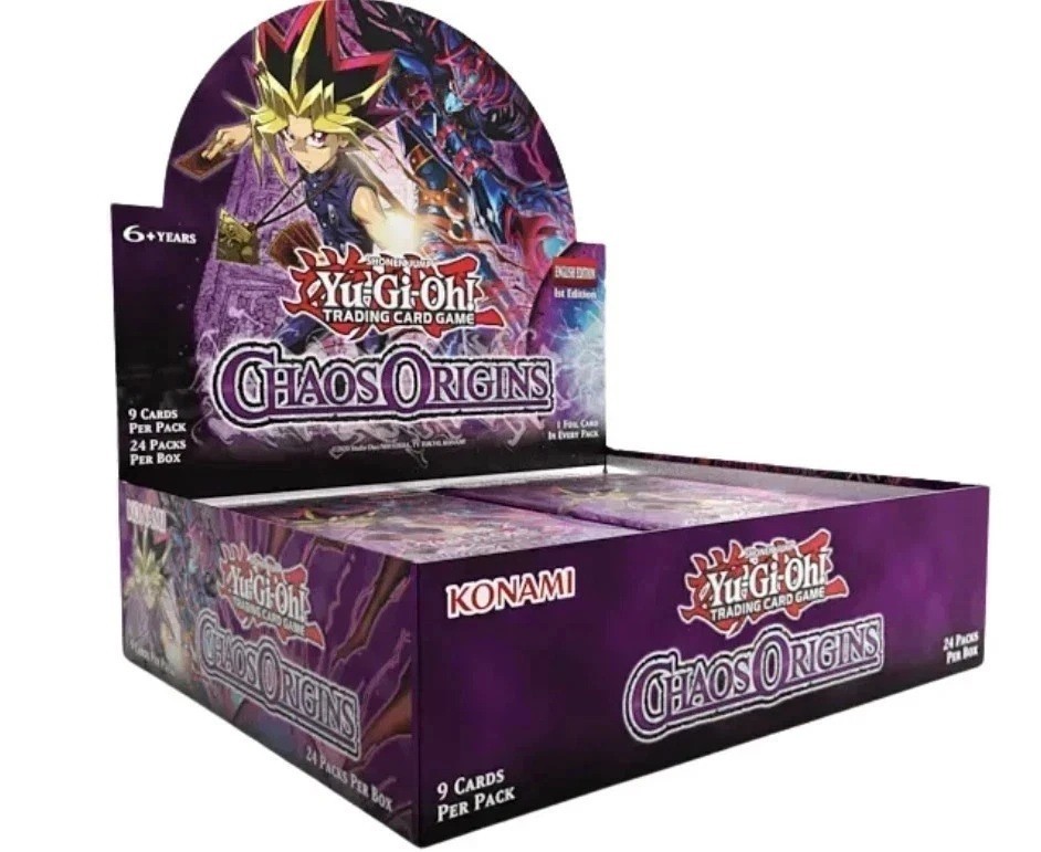 ENGLISH YuGiOh 1st Edition Chaos Origins Booster Box FACTORY SEALED!