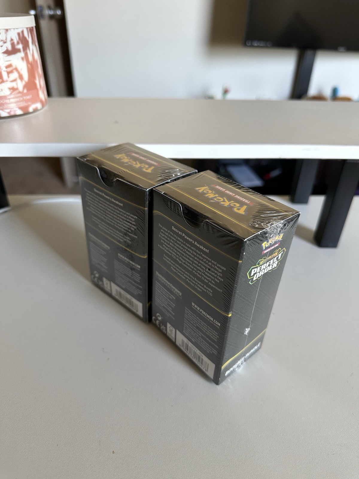 Pokemon ME03 Mega Evolution PERFECT ORDER BOOSTER BUNDLE BOX Lot of 2