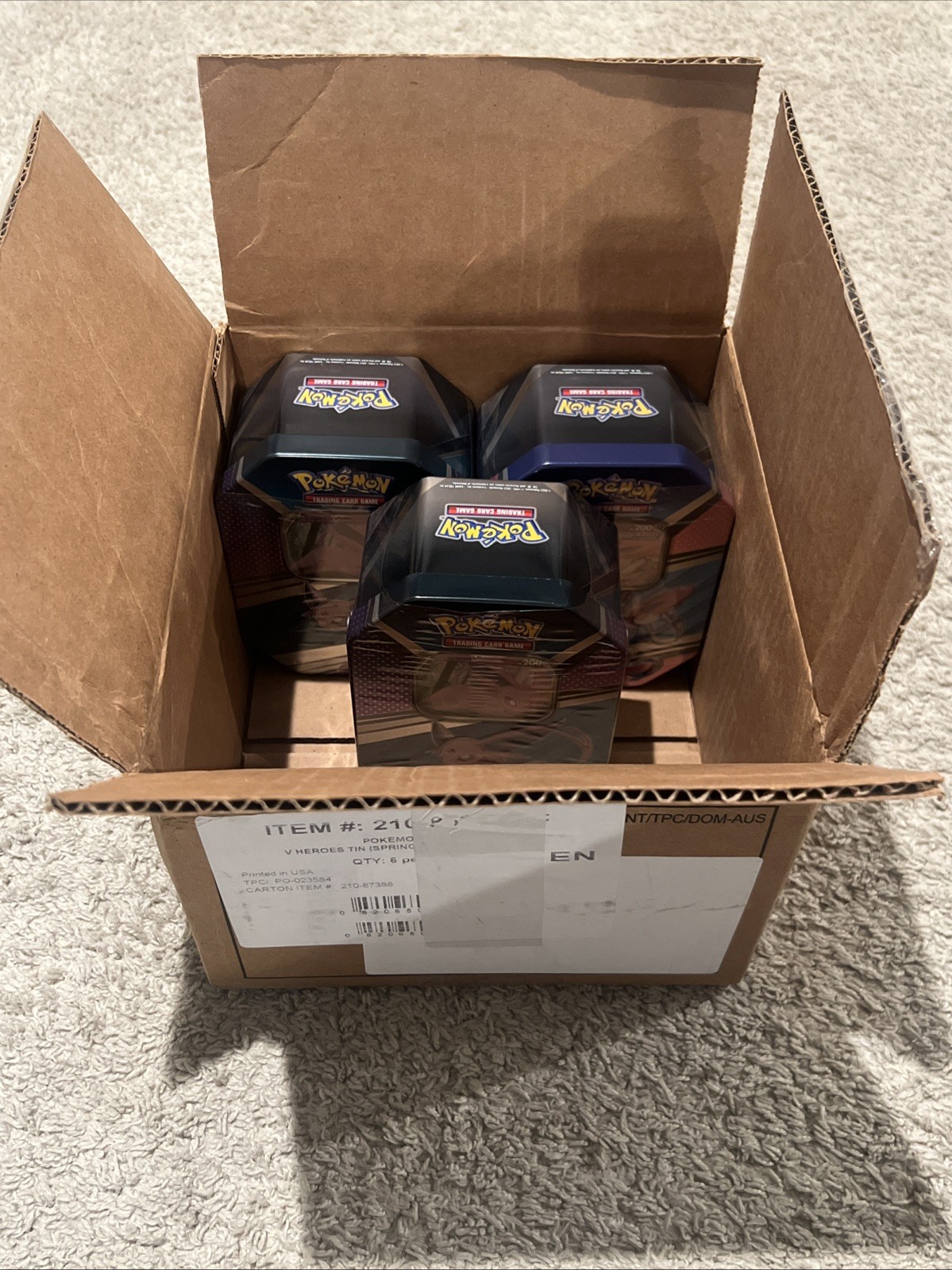 Pokémon – V-Heroes Tin (x3) – Sylveon / Espeon – New/Sealed