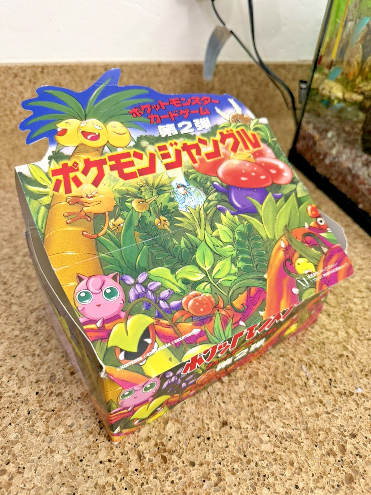 Pokémon (Japanese) Jungle Booster Box Empty – Vintage 1990s WOTC Era