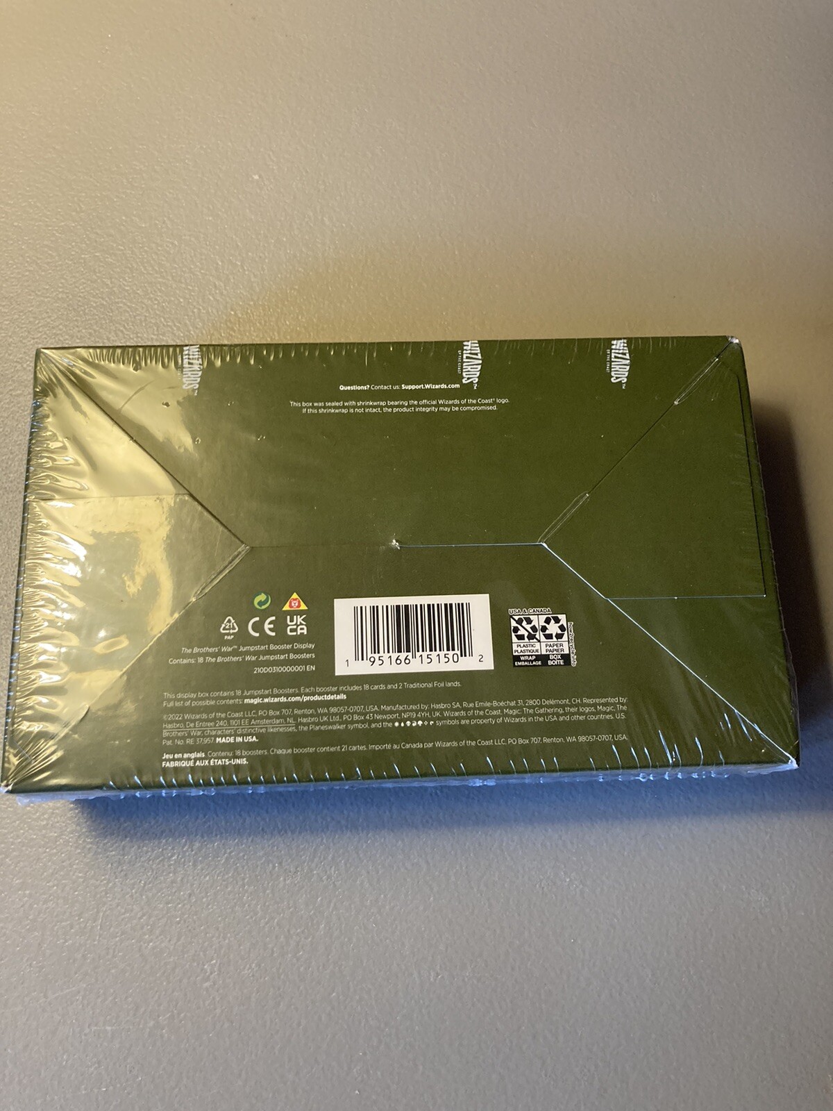 Wizards of the Coast Magic The Gathering The Brothers War Jumpstart Booster Box