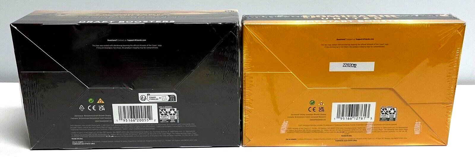 MTG Booster Box Lot x2 Dominaria Remastered + Jumpstart 2023 WOTC 54 Packs Total