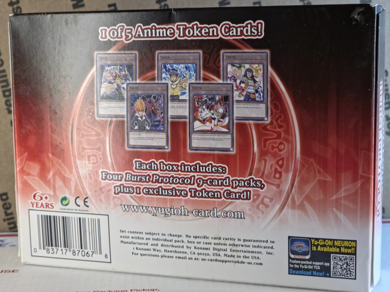 Yu-Gi-Oh Burst Protocol Booster Box 1st Edition (Four 9-Card Packs)