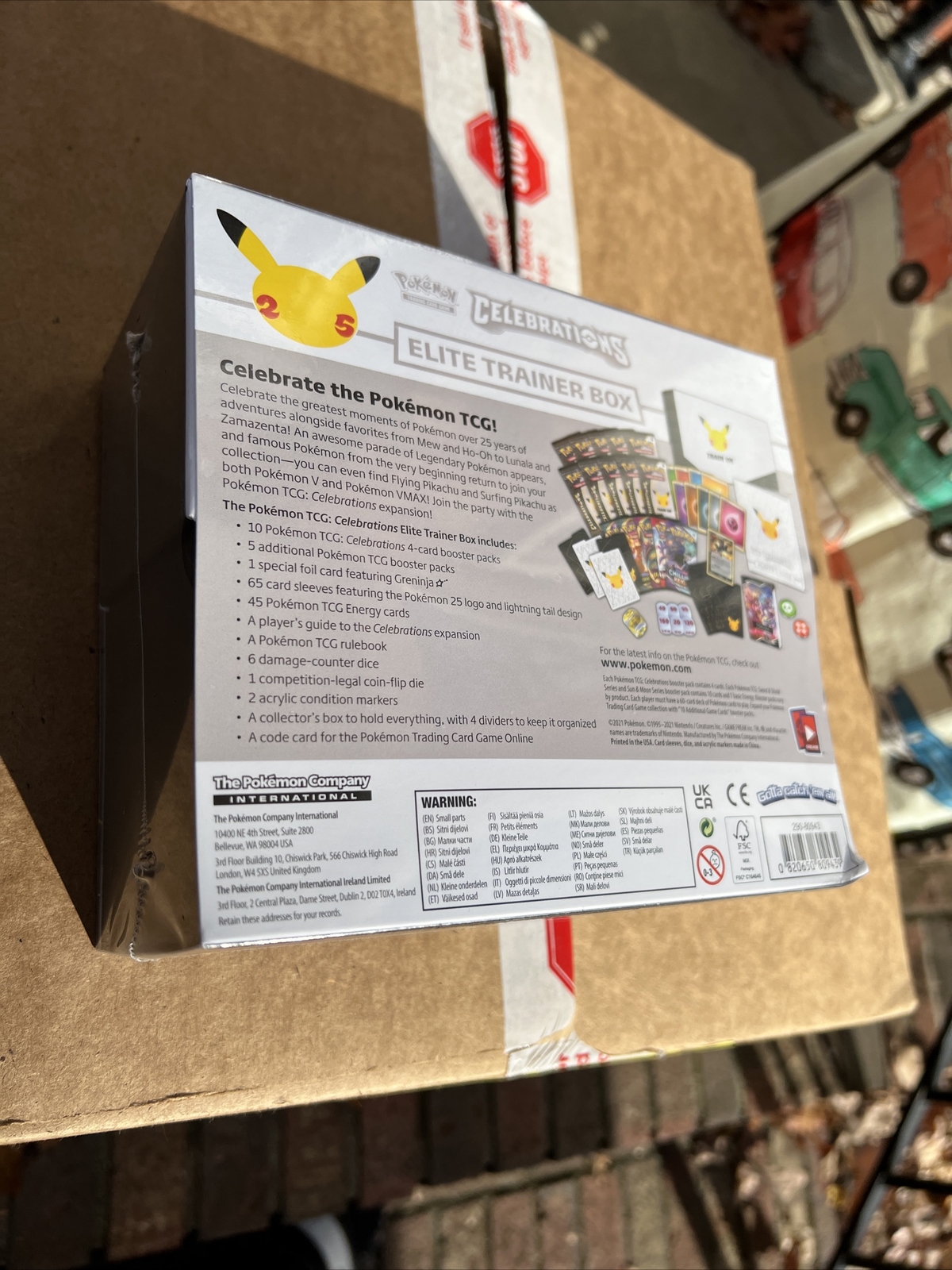 Pokemon Celebrations Elite Trainer Box ETB 25th Anniversary New Sealed ETB