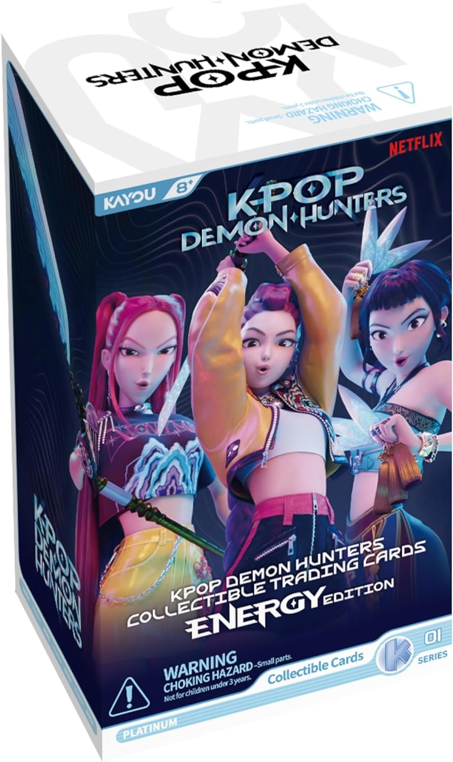 FREE SHIP KAYOU Kpop Demon Hunters Energy Edition 4 Display Boxes +1 PROMO Card