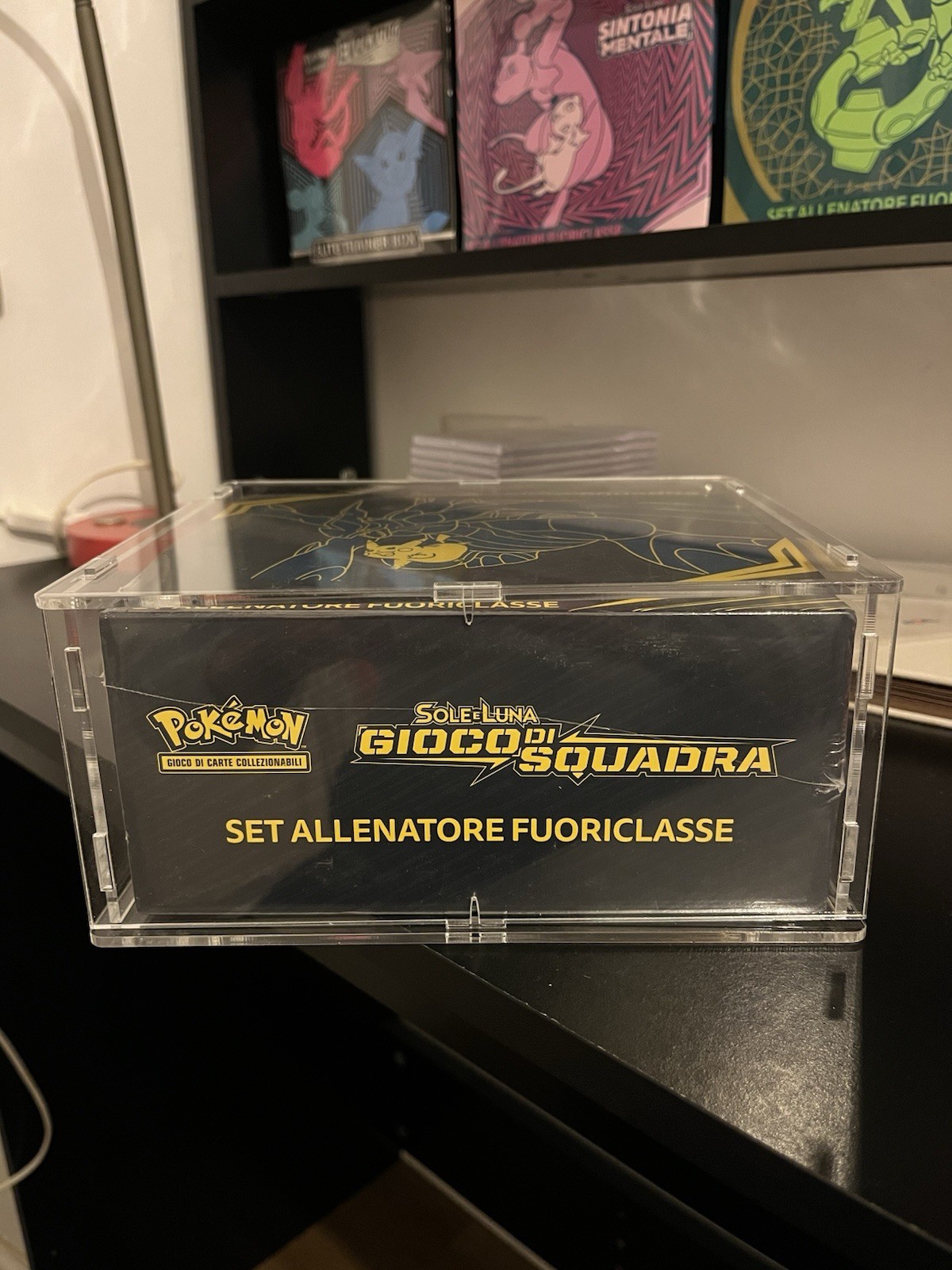 Pokemon Set Trainer Team Game Sun And Moon Etb Italian Sealed