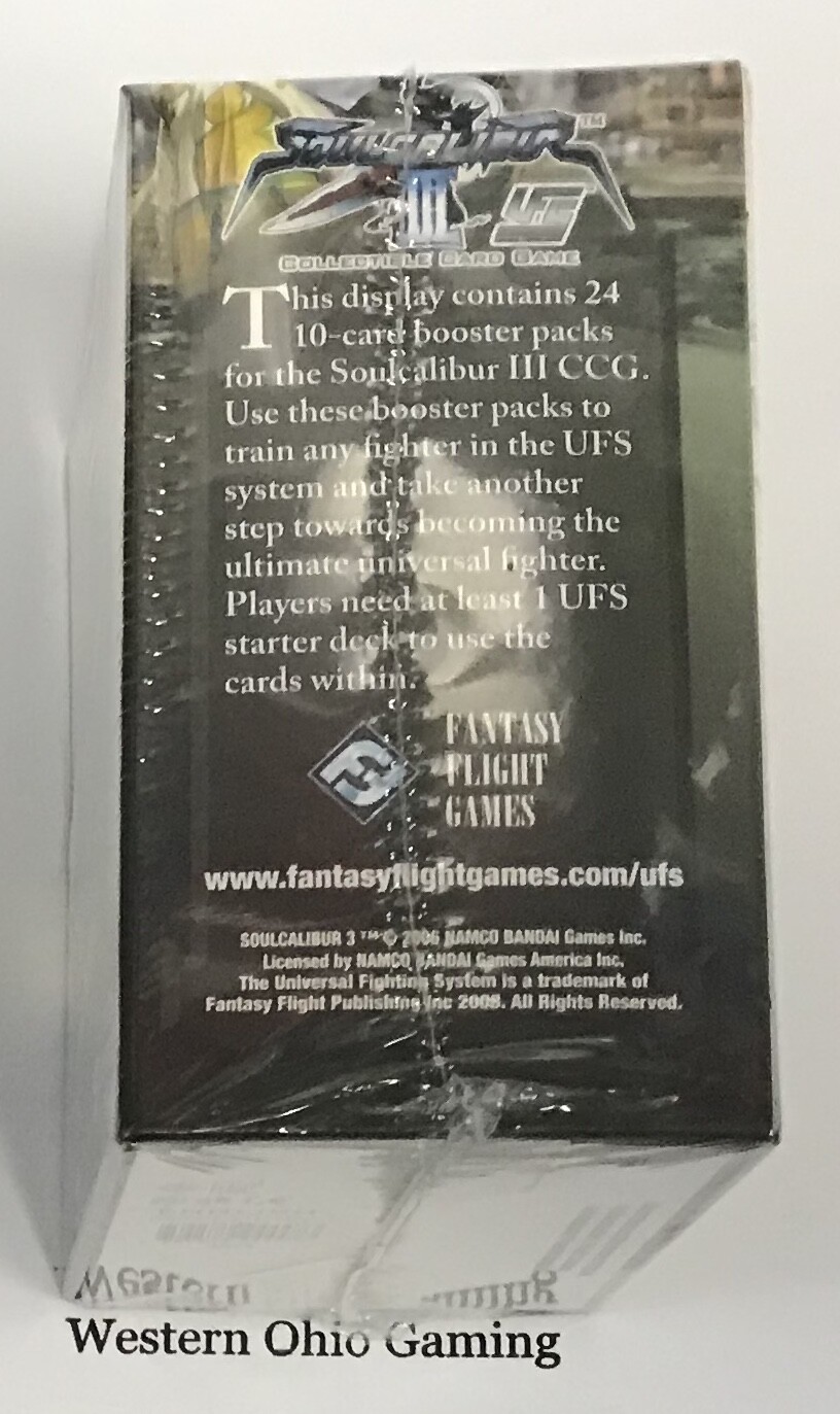 UFS CCG Flash of the Blades Booster Pack Box NEW TCG Universal Fighting System