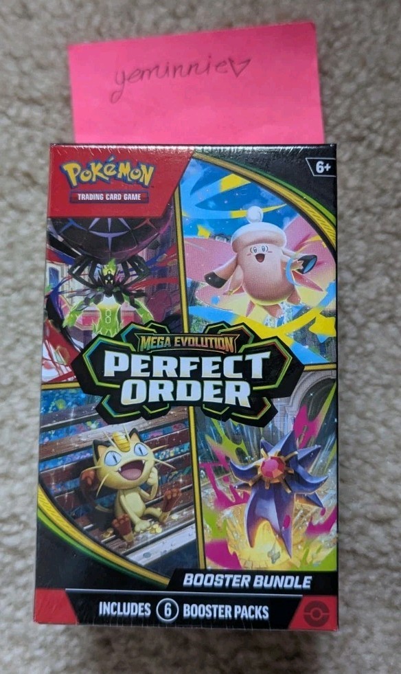 Pokemon TCG ME03 Perfect Order Booster Bundle Sealed New